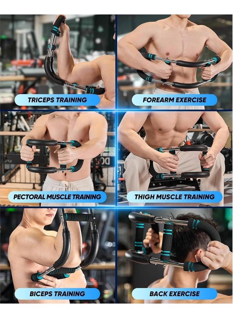 ARNOTEC The ultimate arm trainer. Adjustable chest expander, arm exerciser. Shoulder muscle training fitness equipment, upper body strength training machine. Portable spring resistance home fitness equipment. - Image 3